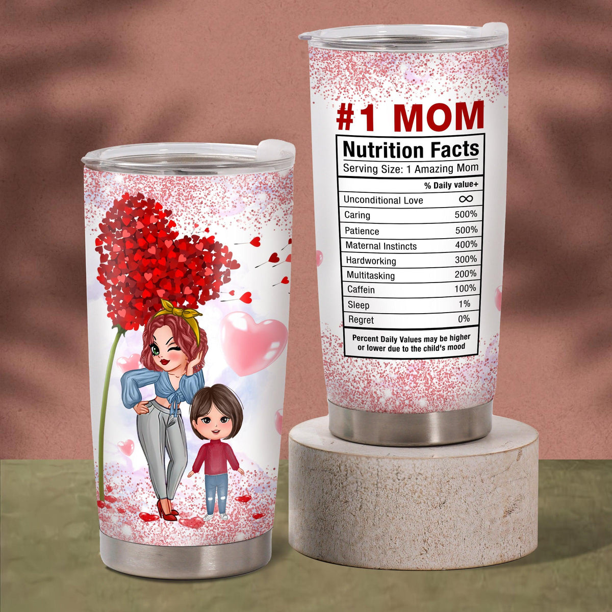 Mama Bear, Mom Nutrition Facts - Tumbler - Christmas Gift For Family, -  Pawfect House ™